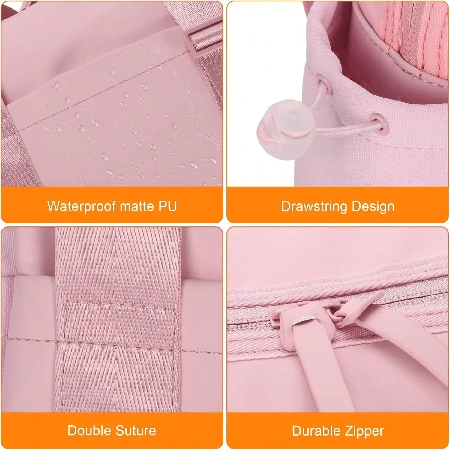 Cute Small Gym Tote Bag for Women with Wet Compartment - silverfoxgoods